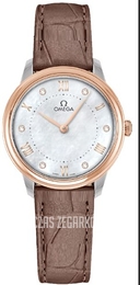 Omega De Ville Prestige Biały/Skóra Ø30 mm 434.23.30.60.55.001