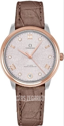 Omega De Ville Prestige Srebrny/Skóra Ø34 mm 434.23.34.20.52.003