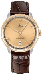 Omega De Ville Prestige Żółte złoto/Skóra Ø40 mm 434.23.40.20.08.001