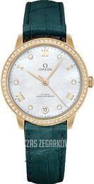 Omega De Ville Prestige Biały/Skóra Ø34 mm 434.58.34.20.55.002