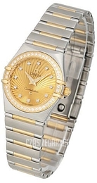 Omega Constellation 22.5 mm Szampański/18 karatowe żółte złoto Ø25.5 mm 111.25.26.60.58.001