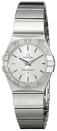 Omega Constellation Quartz 24mm Srebrny/Stal Ø24 mm 123.10.24.60.02.002