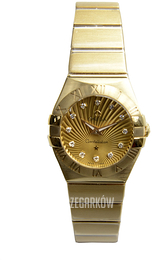 Omega Constellation Quartz 24mm Szampański/18 karatowe żółte złoto Ø24 mm 123.50.24.60.58.001
