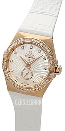 Omega Constellation Small Seconds Biały/Skóra Ø35 mm 123.58.35.20.55.001