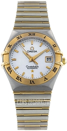 Omega Constellation 22.5 mm Biały/18 karatowe żółte złoto Ø27 mm 1292.70.00