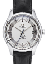 Omega De Ville Hour Vision Co-Axial 41mm Srebrny/Skóra Ø41 mm 431.33.41.21.02.001