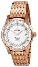 Omega De Ville Hour Vision Co-Axial 41mm Srebrny/18 karatowe różowe złoto Ø41 mm 431.60.41.21.02.001