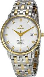 Omega De Ville Prestige Automatic Srebrny/18 karatowe żółte złoto Ø36.5 mm 4374.31.00