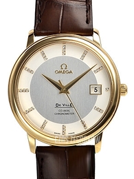 Omega De Ville Prestige Automatic Srebrny/Skóra Ø36.5 mm 4617.35.02