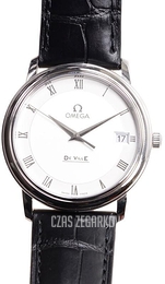 Omega De Ville Prestige Srebrny/Skóra Ø34 mm 4810.33.01