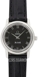 Omega De Ville Prestige Quartz Small Czarny/Skóra Ø22 mm 4870.52.01