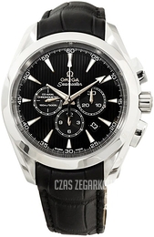 Omega Seamaster Aqua Terra 150m Co-Axial Chronograph 44mm Czarny/Skóra Ø44 mm 231.13.44.50.01.001