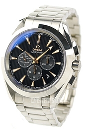 Omega Seamaster Aqua Terra 150m Co-Axial Chronograph 44mm Czarny/18 karatowe białe złoto Ø44 mm 231.50.44.50.01.001