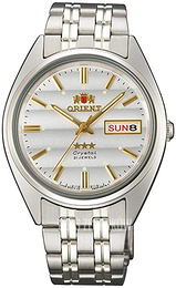 Orient 3 Star Srebrny/Stal Ø37 mm FAB0000DW9