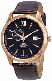 Orient Contemporary Czarny/Skóra Ø43 mm FAL00004B0