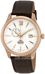 Orient Contemporary Biały/Skóra Ø43 mm FAL00004W0