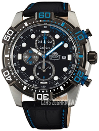 Orient Sporty Czarny/Skóra Ø45 mm FTT16004B0