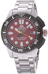Orient M-Force Czerwony/Stal Ø47 mm RA-AC0L02R