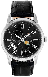 Orient Sun & Moon Czarny/Skóra Ø42 mm RA-AK0010B10B