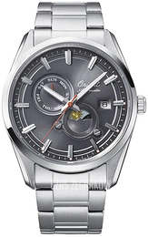 Orient Stretto Sun And Moon Szary/Stal Ø41 mm RA-AK0311N30B