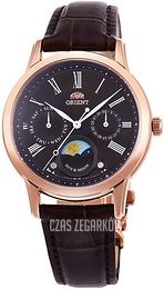 Orient Moonphase Brązowy/Skóra Ø35 mm RA-KA0002Y10B