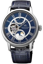Orient Star Star Niebieski/Skóra Ø41 mm RE-AM0002L00B