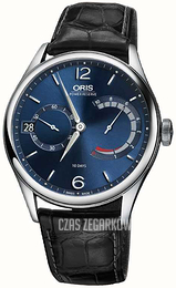 Oris Culture Niebieski/Skóra Ø43 mm 01 111 7700 4031-Set 1 23 72FC