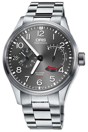 Oris Aviation Szary/Stal Ø44 mm 01 111 7711 4163-07 8 22 19