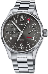 Oris Aviation Szary/Stal Ø44 mm 01 114 7746 4063-Set 8 22 19