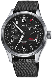 Oris Aviation Czarny/Skóra Ø44 mm 01 114 7746 4164-Set 5 22 15FC