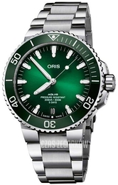 Oris Aquis Zielony/Stal Ø43.5 mm 01 400 7763 4157-07 8 24 09PEB