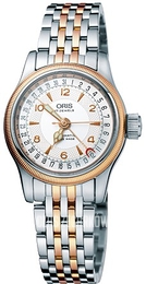 Oris Aviation Srebrny/Stal w kolorze różowego złota Ø29 mm 01 594 7695 4361-07 8 14 32