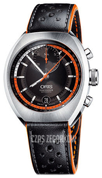 Oris Motor Sport Czarny/Skóra Ø40 mm 01 672 7564 4154-Set