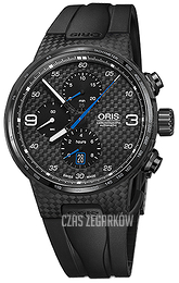 Oris Motor Sport Czarny/Guma Ø44 mm 01 674 7725 8784-Set 42454FCTB