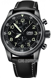 Oris Oris Aviation Czarny/Skóra Ø46 mm 01 675 7648 4234-07 5 23 77