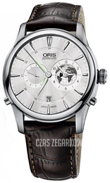 Oris Culture Srebrny/Skóra Ø42 mm 01 690 7690 4081-Set LS Kroko