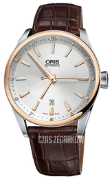 Oris Culture Srebrny/Skóra Ø42 mm 01 733 7642 6331-07 5 21 80FC