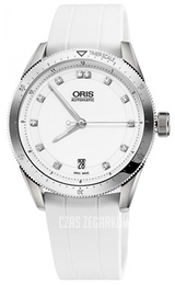 Oris Motor Sport Artix GT Date Biały/Guma Ø37 mm 01 733 7671 4191-07 4 18 30FC