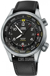 Oris Oris Aviation Czarny/Skóra Ø47 mm 01 733 7705 4134-07 5 23 19FC