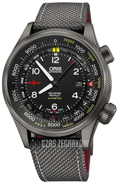 Oris Aviation Czarny/Skóra Ø47 mm 01 733 7705 4264-Set5 23 16GFC
