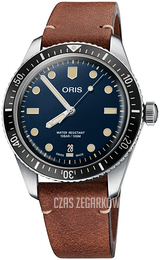 Oris Diving Niebieski/Skóra Ø40 mm 01 733 7707 4055-07 5 20 45