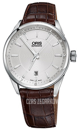 Oris Culture Srebrny/Skóra Ø39 mm 01 733 7713 4031-07 5 19 80FC