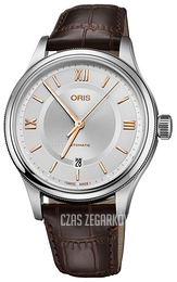 Oris Culture Srebrny/Skóra Ø42 mm 01 733 7719 4071-07 5 20 32