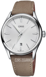 Oris Culture Srebrny/Skóra Ø40 mm 01 733 7721 4051-07 5 21 32FC
