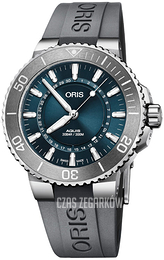 Oris Diving Niebieski/Guma Ø43.5 mm 01 733 7730 4125-Set RS