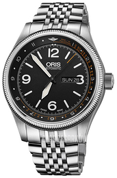 Oris Aviation Czarny/Stal Ø45 mm 01 735 7728 4084-Set MB