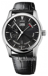 Oris Culture Czarny/Skóra Ø44 mm 01 745 7666 4054-07 1 23 74FC