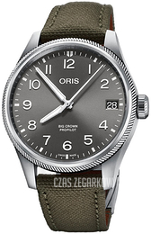 Oris Aviation Szary/Skóra Ø41 mm 01 751 7761 4063-07 3 20 03LC