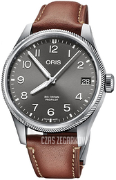 Oris Aviation Szary/Skóra Ø41 mm 01 751 7761 4063-07 6 20 07LC