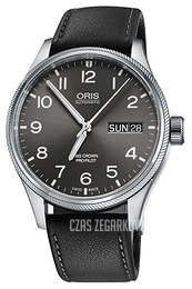 Oris Aviation Szary/Skóra Ø45 mm 01 752 7698 4063-07 5 22 19FC